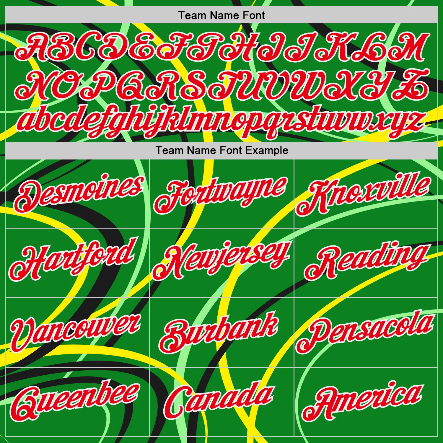 Custom Green Fire Red Yellow Black-White Portugal Curve Soccer Jersey Performance T-Shirt - Image 3