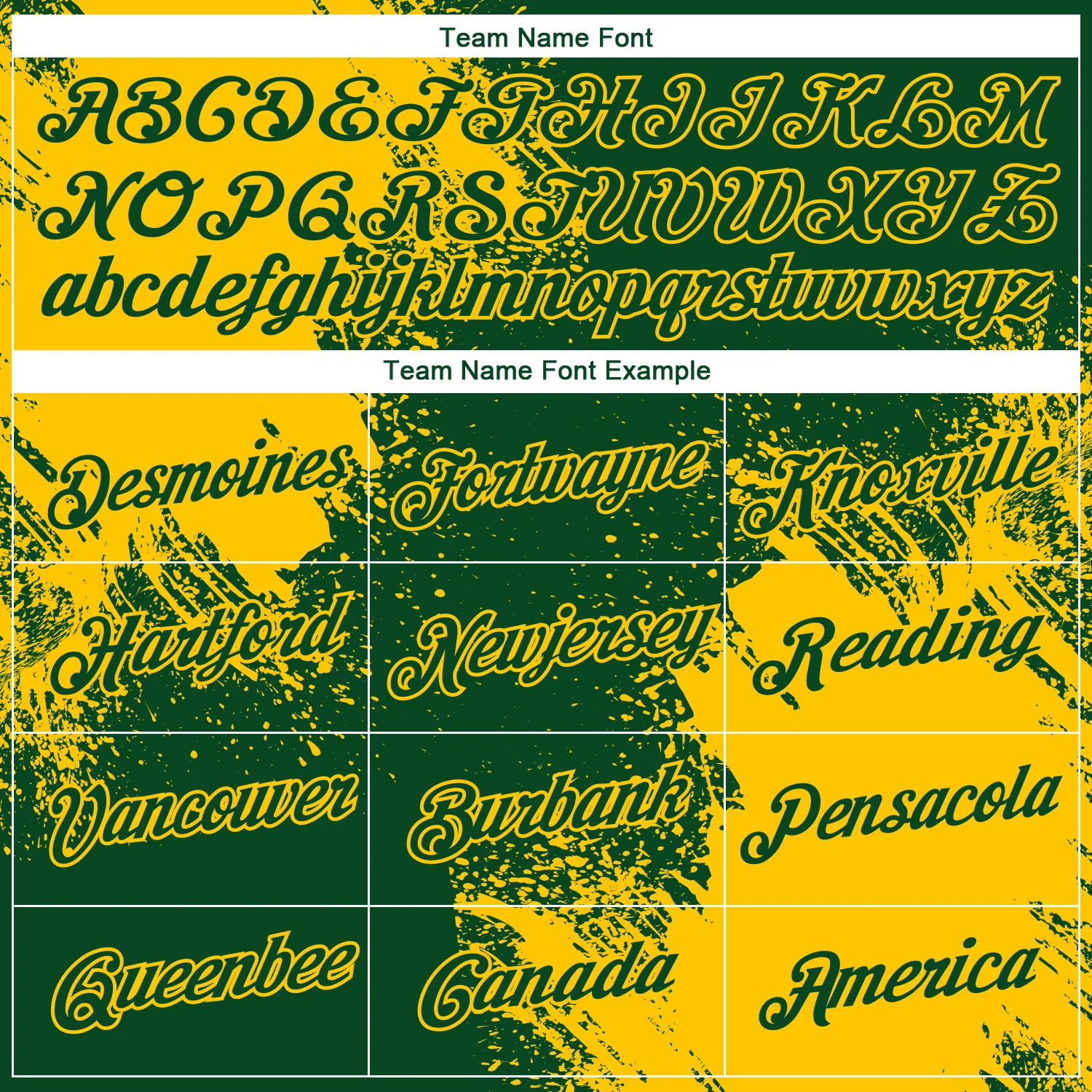 Custom Green Yellow 3D Pattern Design Abstract Brush Stroke Performance T-Shirt - Image 3