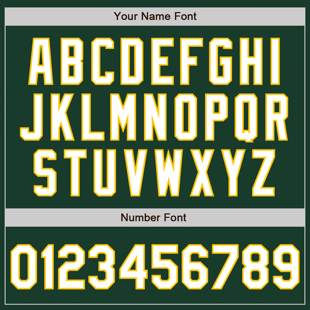 Custom Stitched Green White-Yellow Baseball Pullover Sweatshirt Hoodie - Image 4