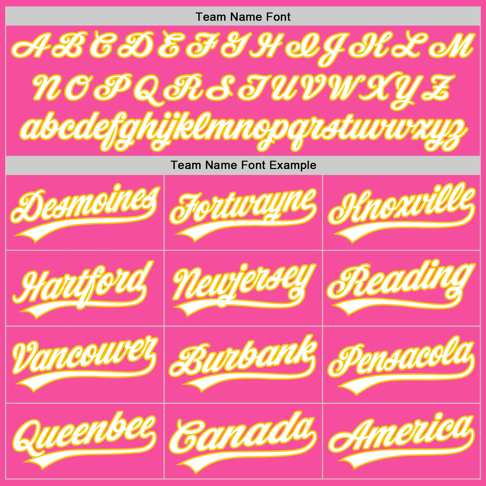 Custom Stitched Pink White-Yellow Baseball Pullover Sweatshirt Hoodie - Image 3