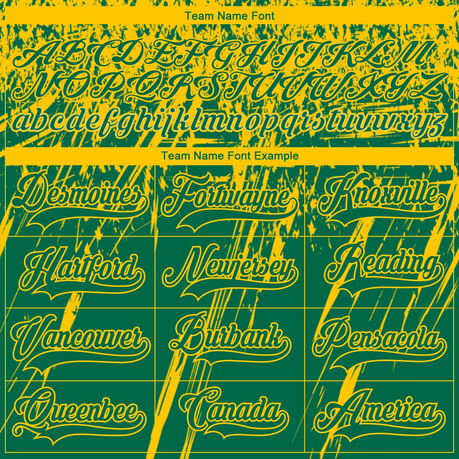 Custom Kelly Green Yellow-White 3D Splash Hockey Lace Neck Jersey - Image 4