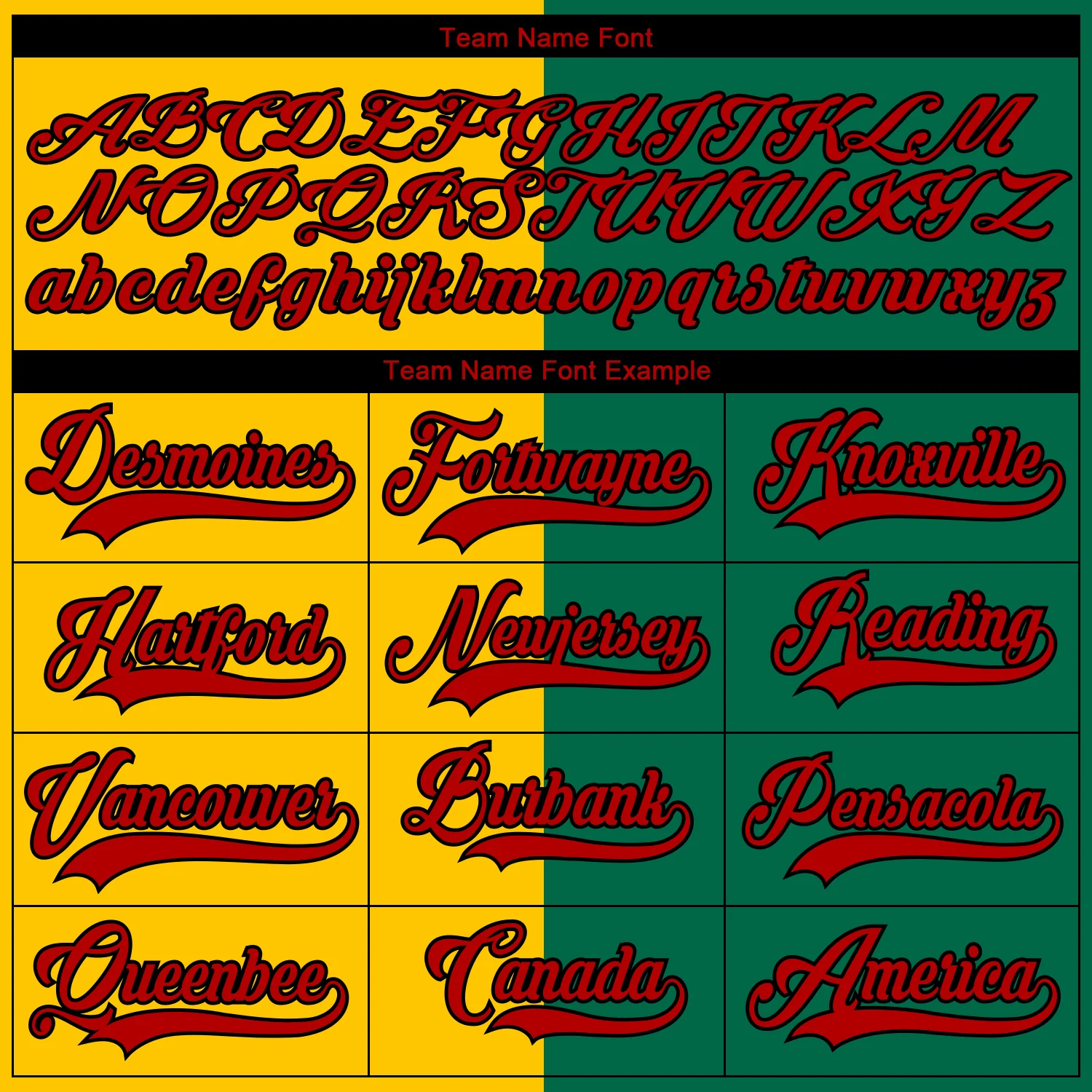 Custom Kelly Green Red Yellow-Black Split Fashion Hockey Lace Neck Jersey - Image 6