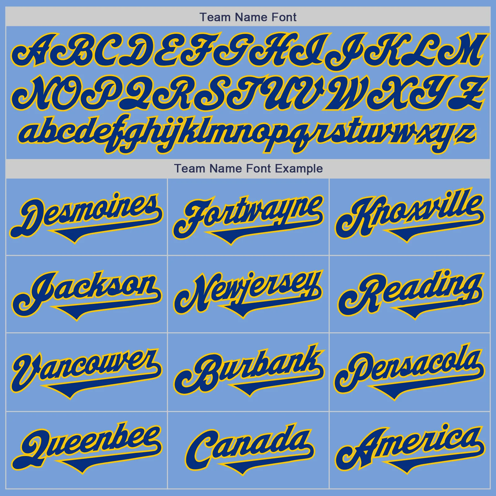 Custom Light Blue Royal-Yellow Authentic Two Tone Baseball Jersey - Image 4