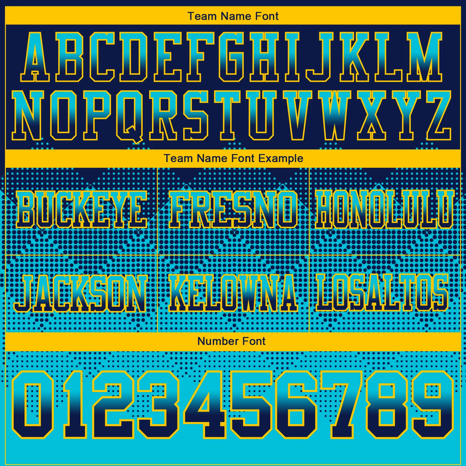 Custom Navy Lakes Blue-Yellow Authentic Gradient Square Shape Flag Football Jersey - Image 3