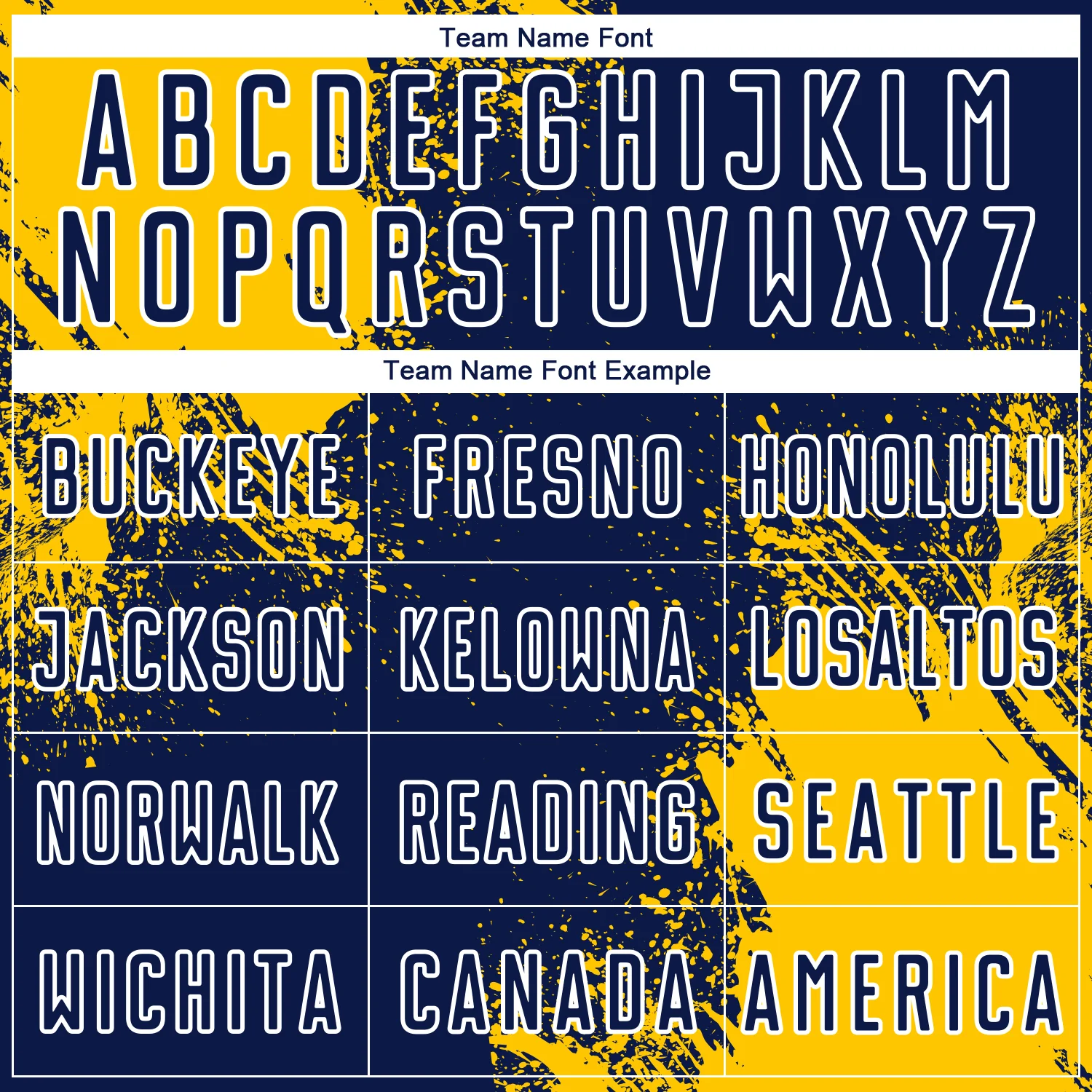 Custom Navy Yellow-White Abstract Brush Stroke Sports Sublimation Soccer Uniform Jersey - Image 5
