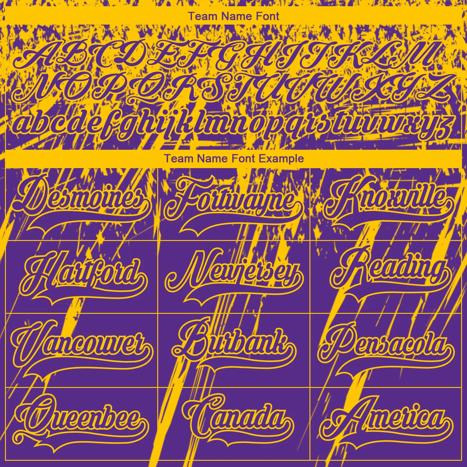Custom Purple Yellow-White 3D Splash Hockey Lace Neck Jersey - Image 4