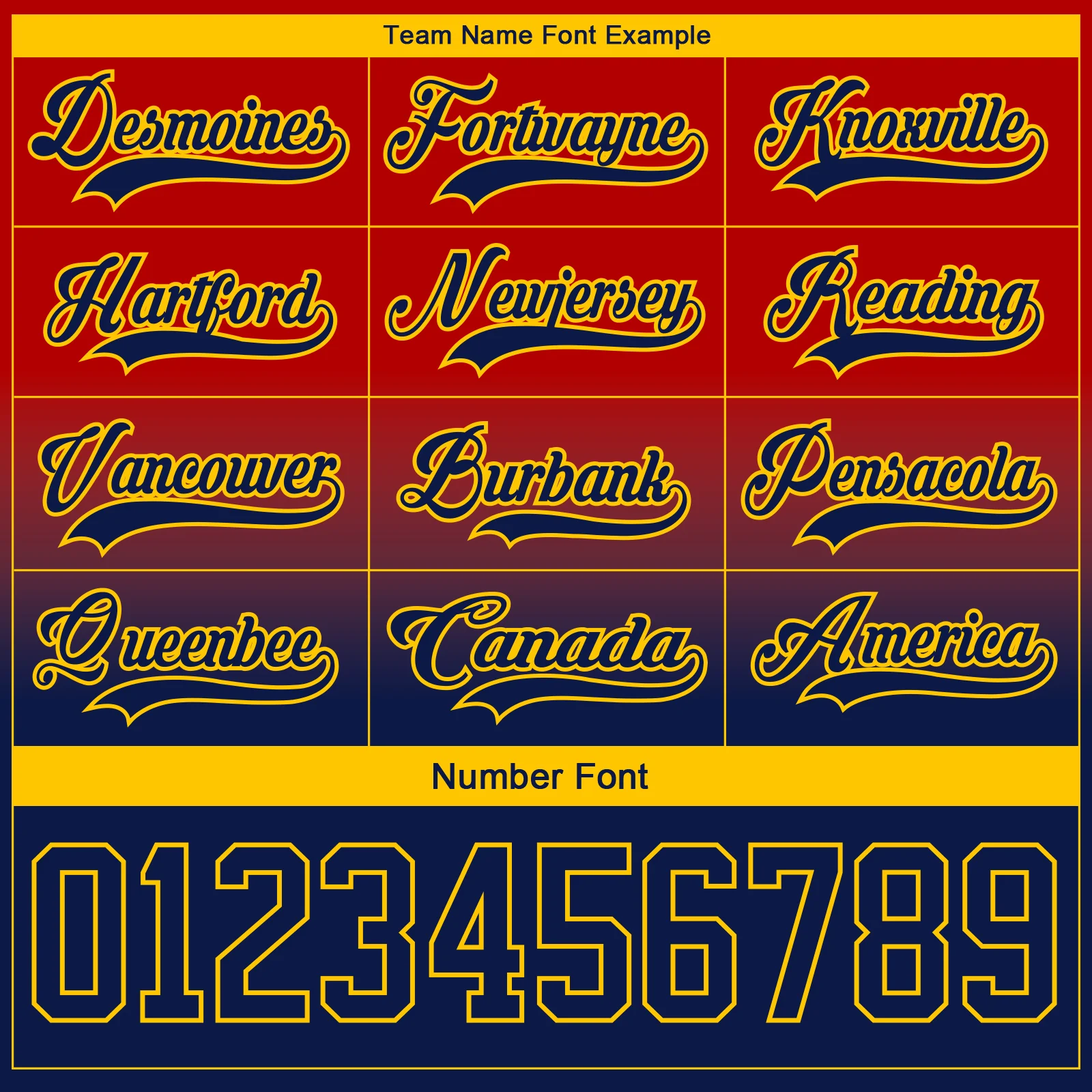 Custom Red Navy-Yellow Fade Fashion Hockey Lace Neck Jersey - Image 6