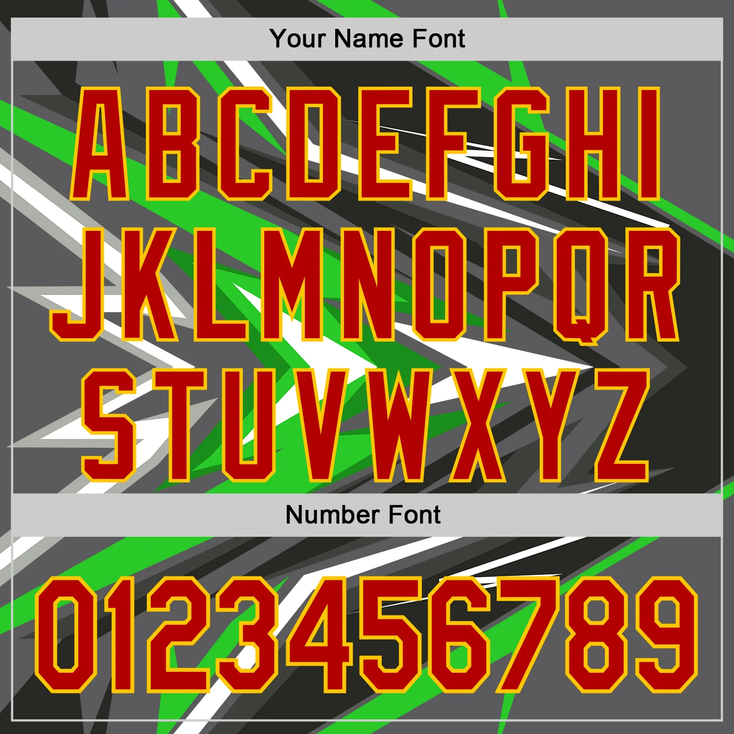 Custom Steel Gray Red Yellow Green-White Car Racing Formula Auto Motorsport Authentic Baseball Jersey - Image 5