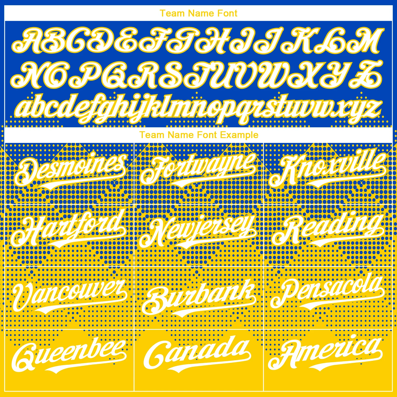 Custom Thunder Blue White-Yellow 3D Gradient Square Shape Authentic Baseball Jersey - Image 4
